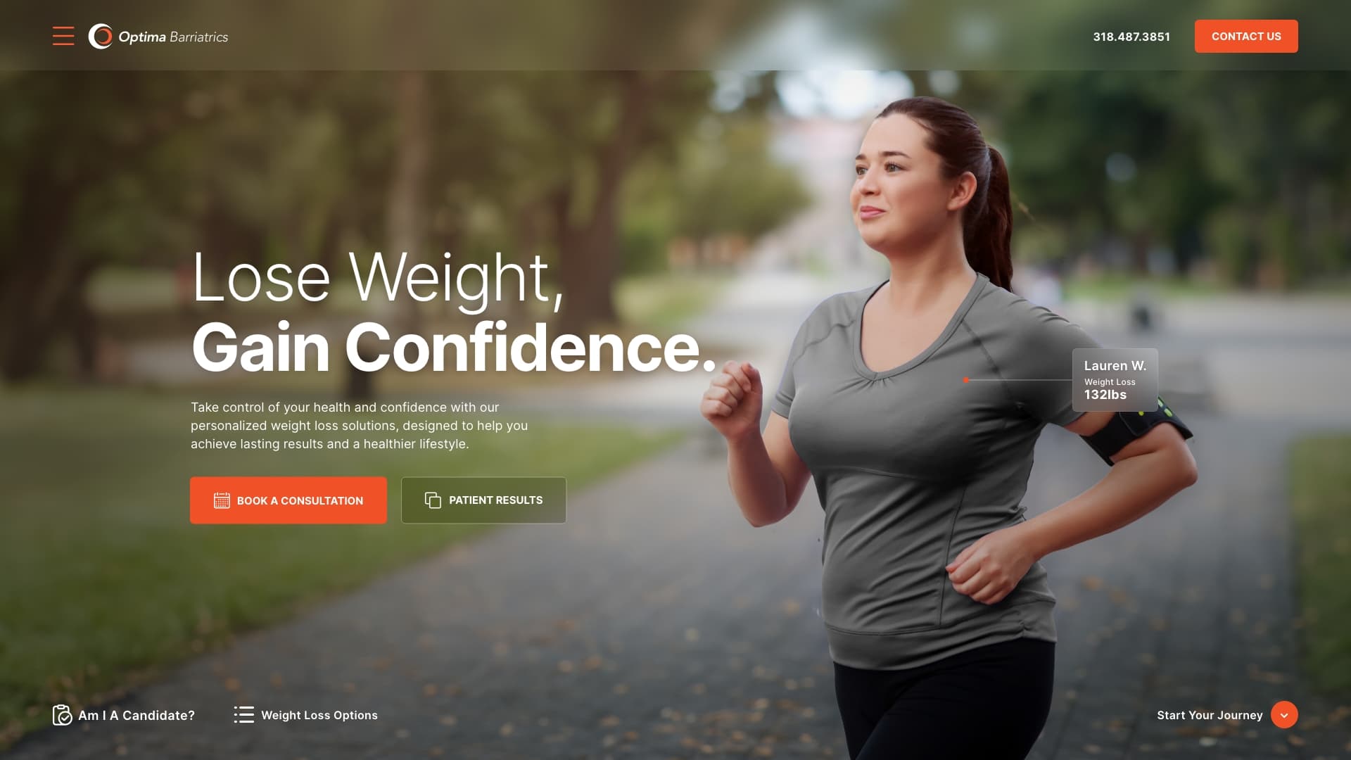 Barriatric Surgery Website Design