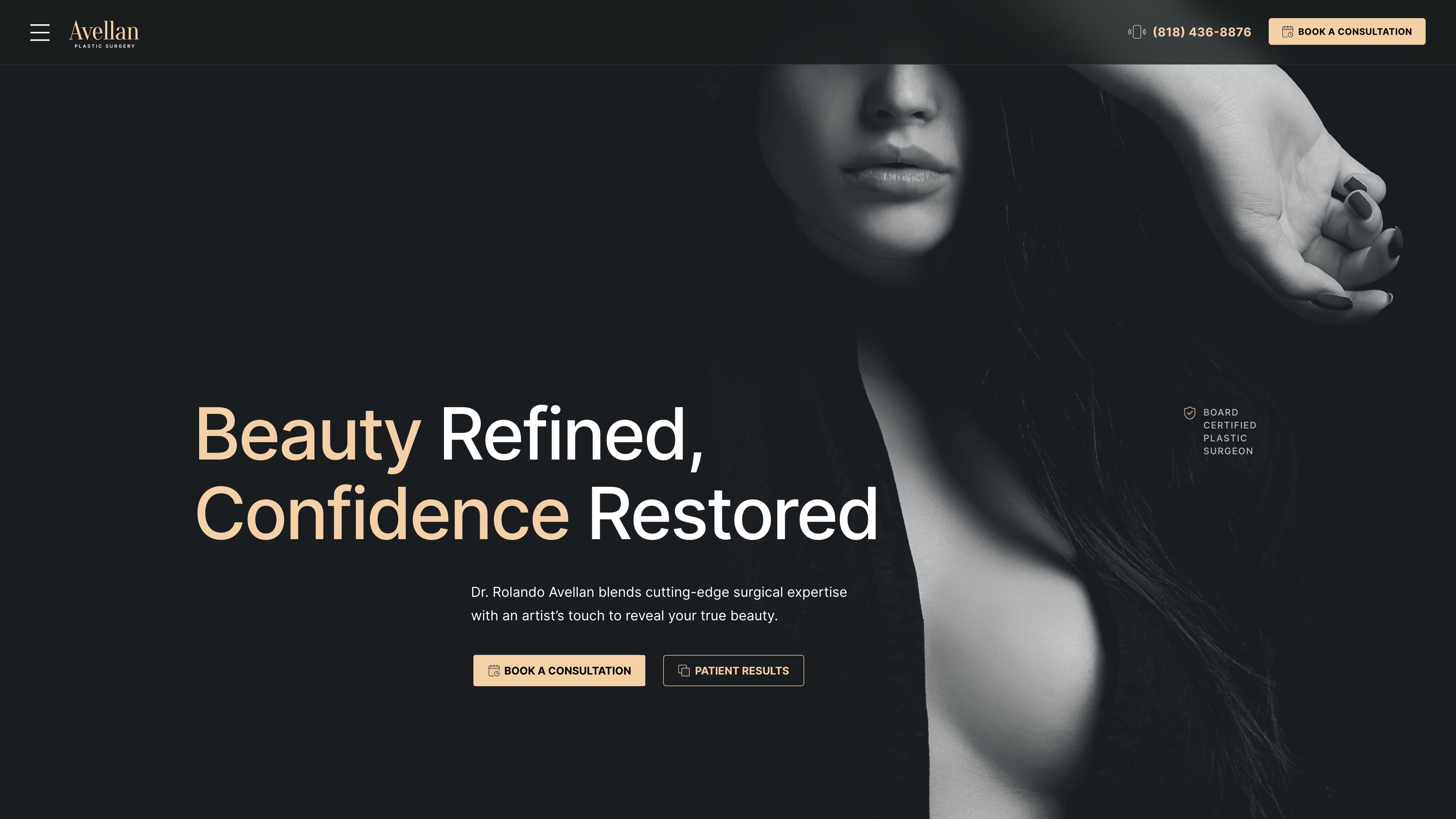 Plastic Surgery Website Design